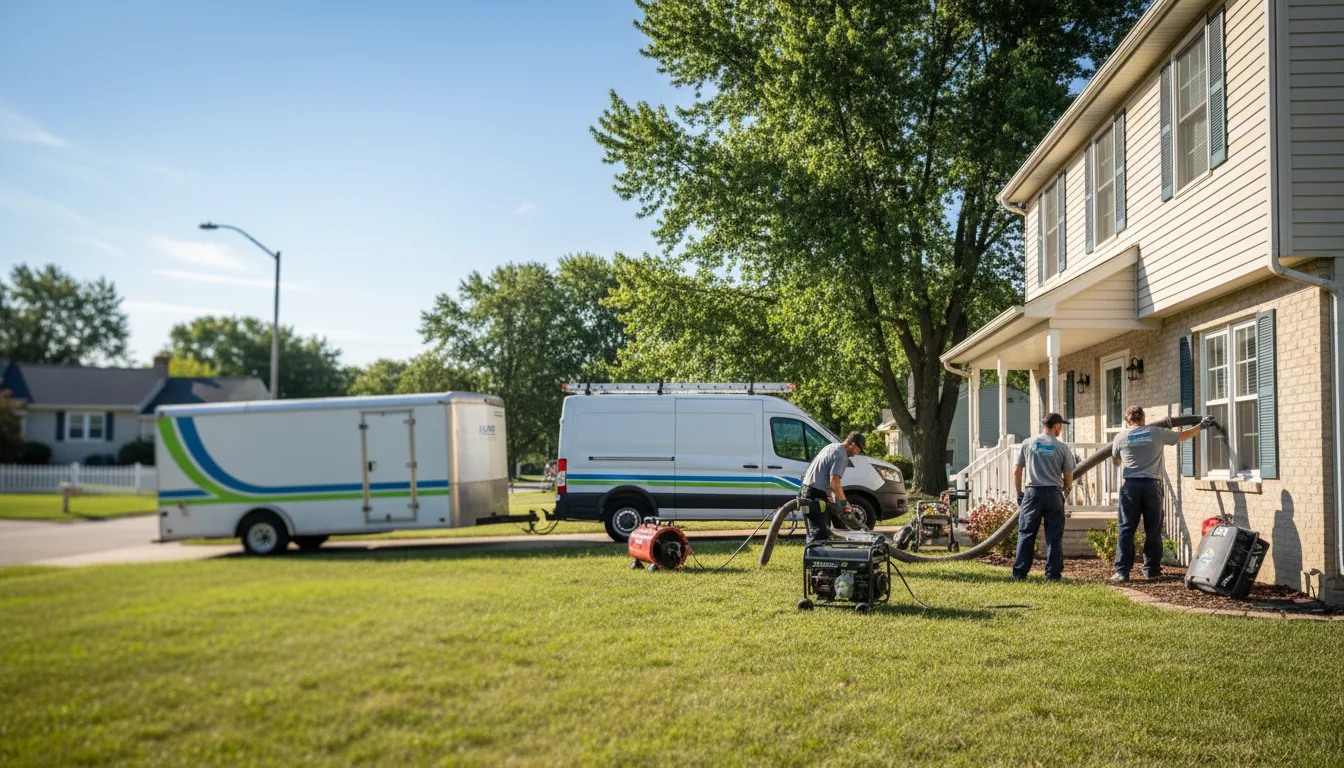 Flooded Basement Restoration And Cleanup With Repair in Bynum, MT near me